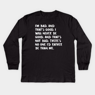 Bad Anon Kids Long Sleeve T-Shirt